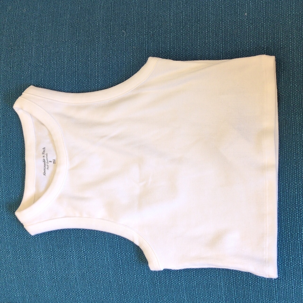 Abercrombie & Fitch Essential High-Neck Rib Tank Sz S